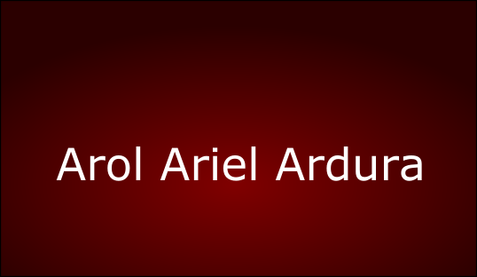 Arol Ariel Ardura